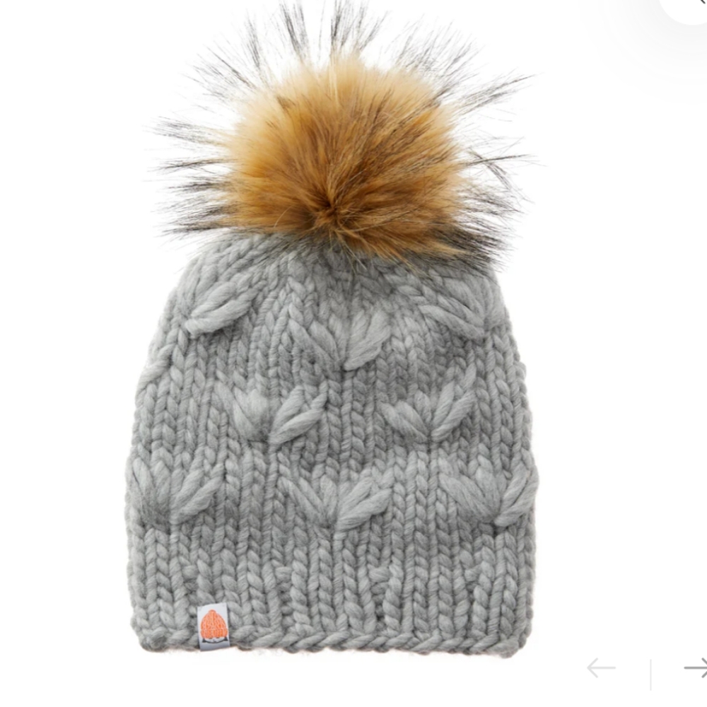 Sh*t That I Knit Motley Beanie Grey NWT